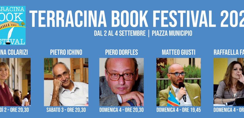 Il programma del Terracina Book festival con Piero Dorfles, Pietro Ichino, Andrea Giannasi e Massimo Lerose